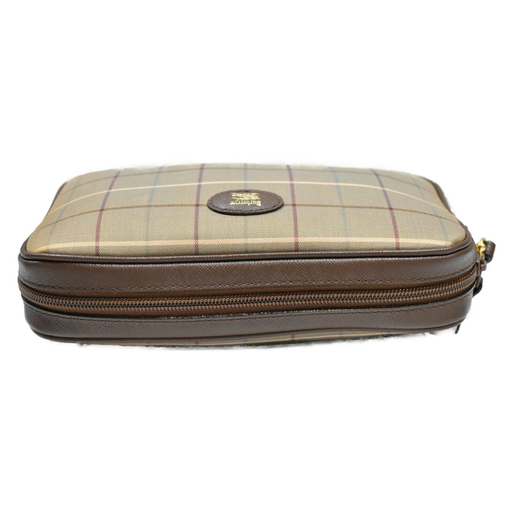 BURBERRY Shoulder Bag Blue Beige Tan Check - Picture 5 of 7
